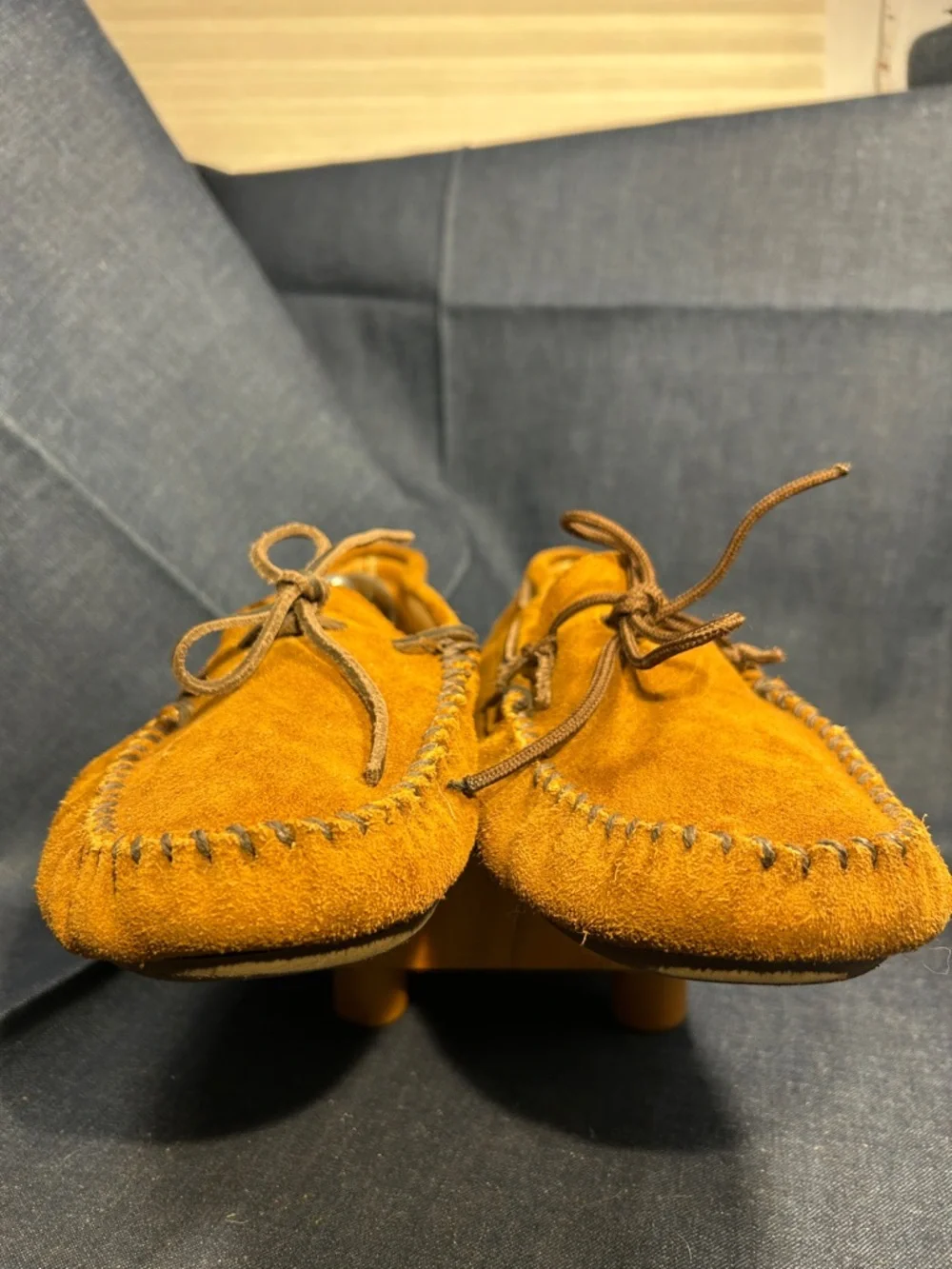 Minnetonka leather moccasins
